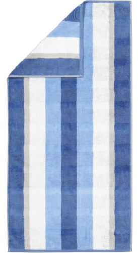 Cawö Handtücher Noblesse Stripe 1087 Saphir - 11