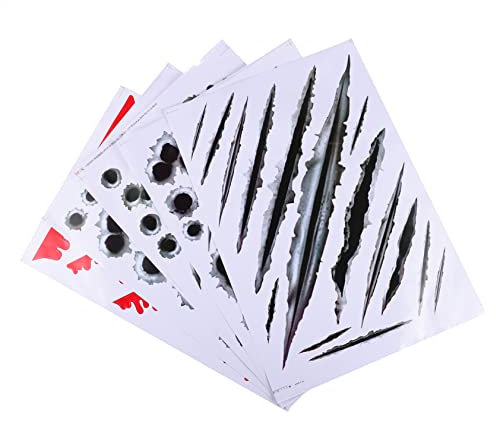 Veemoon 5st Aufkleber Auto-dekor Autodekoration Gefälscht Fensterdekoration Halloween-dekor Autorennen Streifen Rennabziehbilder R458 Wagen Einstellen