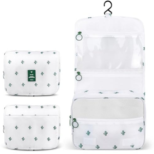 MXTIMWAN Pliable Grande Trousse de Toilette à Suspendre Femmes Voyage,Multifonction Imperméable Sac Cosmétique,Trousse de Maquillage Voyage Accessoires,Sac de Toilette Voyage Imperméable et Suspendu