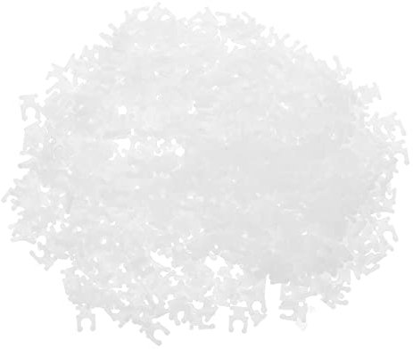 PACKOVE 1000 Stück Karte Zweite Stopper Armbanduhr Zeit Batterie Uhren Zeitkronen Batteriewechsel-Tool-kit Für Uhren Uhrenkronen-anpasswerkzeug Uhrenbatteriewerkzeug Die Uhr Plastik Weiß