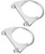 Motoforti Round U Bolt Muffler Exhaust Clamps for Car / 2.75 ID 70mm / 2 Pcs Long-lasting