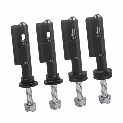 4-teiliges Montagestift-Set für MaxTrax MKII Recovery Traction Board, Abschließbares Montagestift-Set aus Edelstahl für SUVs, LKWs, Geländefahrzeuge