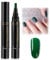 Nail Polish Pen,3 in 1 Gel Nail Polish Pen,Nail Polish Gel Pen,One Step Gel Nail Polish Pen,Nail Art Pens for Gel Polish,Nail Varnish Pens,Nail Gel Pen Tools,Nail Art Graffiti Pen Nail Drawing Pen,Q28