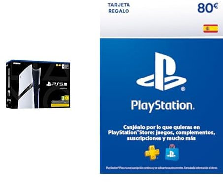 Playstation PS5 Pro + 80 Store Tarjeta Regalo | PSN Cuenta española