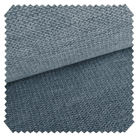 novely® MUDAU SOFT Samtweicher Chenille-Polsterstoff - Melierter Möbelstoff - Grober Struktur-Stoff - Mélange Meterware 1lfm Farbe: 86 Blaugrau