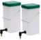 2pcs Bouteille d'eau de Lapin 1l de capacité Lapin Fuite avec Un Mamelon en Acier Inoxydable pour Petit Animal Compagnie Bunny Ferret Hamster Guinée Pig Bottle