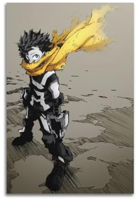 PPOXXFFE Izuku Midoriya Vigilante-Poster, dekoratives Gemälde, Leinwand, Wandposter und Kunstdruck, moderne Familienschlafzimmer-Dekoration, Poster, 20 x 30 cm