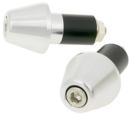 Vicma Handlebar Vibration dampers/bar Ends Short 17.5mm - Silver