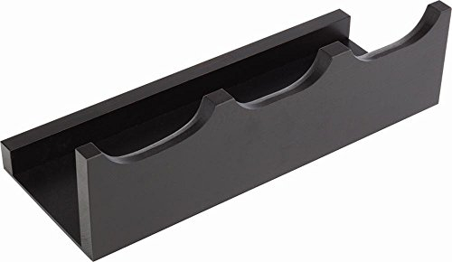 APS 14965 Buffet-Ständer GOOD MORNING, 43 x 17 cm, H: 13,5 cm, Buche, massiv, Farbton Wenige, 4-teiliges Set: 1 Holzständer und 3 Gläser