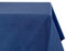 BEAUTEX fleckenabweisende und bügelfreie Tischdecke - Tischtuch mit Lotuseffekt - Tischwäsche in Leinenoptik, Eckig 130x260 cm, Dunkelblau