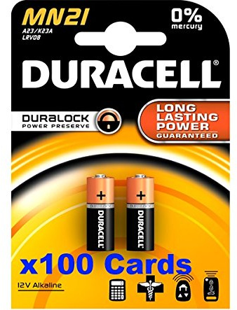 DURACELL PILA ALCALINA 12V MN21 PZ.2