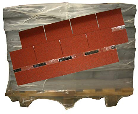 5er Pack Dachschindeln Rechteck Rot 5x 3 m² = 15 m²