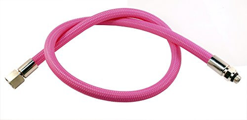 METALSUB Frusta erogatore Diveflex. Intrecciato Rosa. (76)