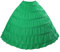 BEAUTELICATE Jupon Crinoline De Femme Long Vintage 6 Cerveaux Grande Taille Gonflant sous Robe De Mariage Mariée Princesse Soirée Bal Carnaval Cosplay Taille Unique, Vert