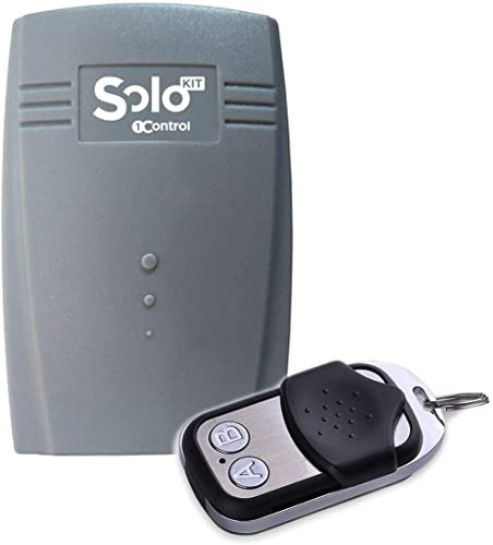 1Control SOLO KIT - Ricevente universale 433MHz a 2 canali + radiocomando - KIT da abbinare all'apricancello 1Control SOLO per automazioni con telecomandi non compatibili (es. quarzati, slave, ...)