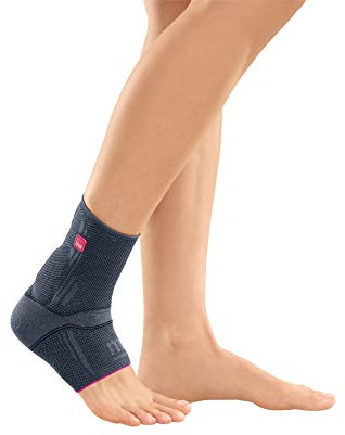 medi Achimed - Achillessehnenbandage unisex - silber - Größe V - Bandage zur Entlastung der Achillessehne - Beidseitig tragbar