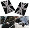 Alamor 2St Black Union Jack Flag Vinyl Mirrors Aufkleber Für Mini Cooper