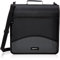 Amazon Basics raccoglitore a 3 anelli con cerniera - anello a D da 10,16 cm, Nero