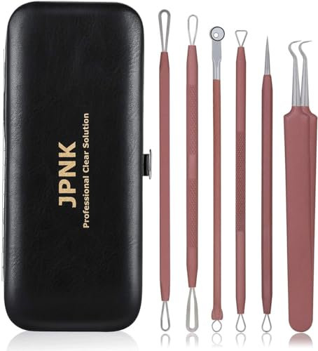 Pink&Black Blackhead Remover Pimple Comedone Extractor Tool (Z-Pink)