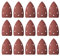 sourcing map Detail Sander Sandpaper, Triangular Sanding Paper, Hook and Loop Sanding Pads, Triangle Oscillating Multi Tool, 2000 Grits 5 Holes, 15pcs