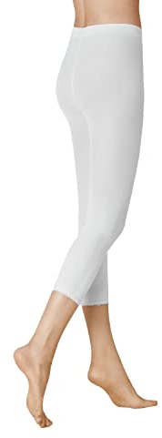 KUNERT Damen Leggings Velvet 50 semi-blickdicht 50 DEN White 0010 42-44