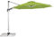 Doppler Sonnenschirm für den Garten SP-AZ 330cm Fresh Green - Pendelschirm knickbar + drehbar + neigbar - Gartenschirm mit UV-Schutz 50+ - Kurbelschirm aus Aluminium - regenabweisendes Polyester-Dach