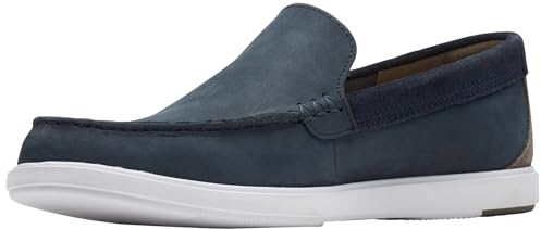 Clarks Bratton Loafer, Loafer Hombre, Navy Nubuck, 43 EU