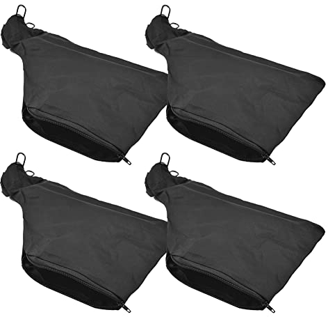 Geieold Sac à PoussièRe pour Scie à Onglet, Sac Collecteur de PoussièRe Noir avec Fermeture éClair et Support MéTallique, Pour Scie à Onglet Modèle 255 4 PièCes