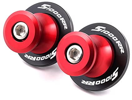 TEAUSA Passend for BMW S1000R S1000RR 2009-2021 S1000XR 2014-2020 8MM Motorrad Schwinge Stand Schraube Schwinge Spulen Sliders S1000 R RR XR (Size : S1000RR-Red)