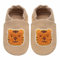 IceUnicorn Baby Lauflernschuhe Krabbelschuhe Baby Mädchen Jungen Lederpuschen Weicher Leder Wildledersohlen Lederschuhe Babys(Khaki Tiger, 12-18 Monate)
