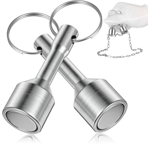 EXCEART 2er-Set Magnet-Tester für Gold & Silber | Kompakter Schlüsselanhänger mit Taschenmagnet, zur Prüfung von Gold & Silber