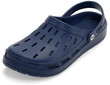 Lakeland Active Men's Coniston Ultra-Breathable Clogs for Summer Holidays and Everyday Use - Oxford Blue - 7 UK