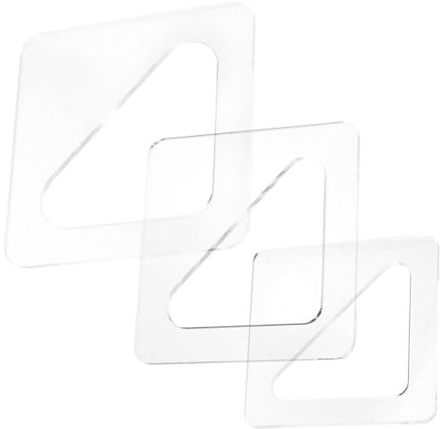 Tofficu 3 Pezzi Modello Di Tagliere Maniglia Della Cucina Stampo Taglieri Fatti A Mano Strumenti Di Guida Taglieri Di Grandi Dimensioni Strumento Prepboard Tagliere Stencil Taglieri Da