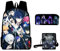 Jilijia Blue Lock Backpack Anime Game Isagi Yoichi/Bachira Meguru/Chigiri Hyoma 3D Printed Schoolbag Laptop Bag Travel Bag Three Piece Set
