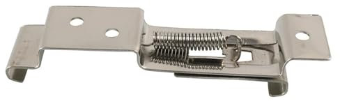 LQMZF [Replacement] 4 Stück Auto-Kennzeichenhalter-Klemmen mit Federn aus Edelstahl for Autorahmen, for europäischen Stil, for die USA, for Standard, for AU-Stil
