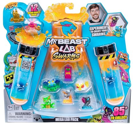 MrBeast Lab Swarms Atomic Series 12 Pack – Crab Cat, Orange