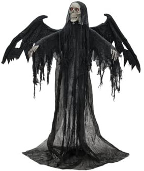 Europalms Halloween Black Angel, 175 x 100 x 66 cm