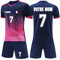Générique Maillot de Foot Enfant, Ensemble Foot Enfant Personnalisé avec Votre Nom Numéro Logo, Maillot de Football Homme, Maillot de Foot Personnalisé pour Enfant et Adulte