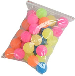 BESTonZON 20St Fluoreszierende Kugel Spielzeug für Kinder kinderspielzeug geburtstagsmitgebsl gummiball Kinder spielsachen hüpfendes Spielzeug Springender Ball Kinder hüpfend Kinderbälle