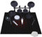 Schallschutz Teppichmatte Drum Teppich Schlagzeug Teppich rutschfeste Trommel Teppich Professioneller Schlagzeugteppich Quadratische Schallschutzdecke für E-Drum-Kits Bass Drum Snare 160 x 120 cm