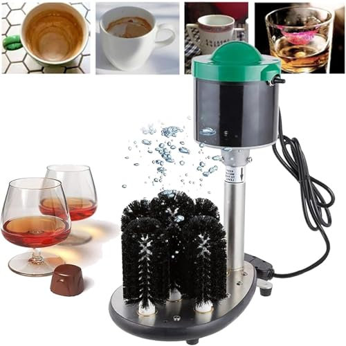 Automatic Bottle Glass Cup Washer, 360° Glass Cup Brush Cleaner Washer, Glass Rinser for Kitchen Sink, Glass Celaning Tool for Home Restaurant Bar