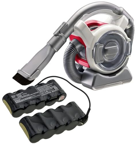 Quixpszto Batteria for aspirapolvere da 2000 mAh, Compatibile con Black&Decker 90584779 Z-PD1200 PD1200 H1 Flexi PD1080 H2