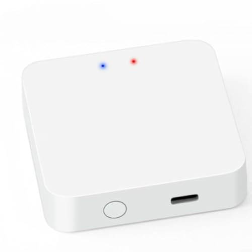 UTTASU Smart Wireless Digitaler Pool Monitor Schwimmbad Wassertester Zubehör, 1 Zigbee-Gateway, Zubehör für Wasserqualitätstester (A)