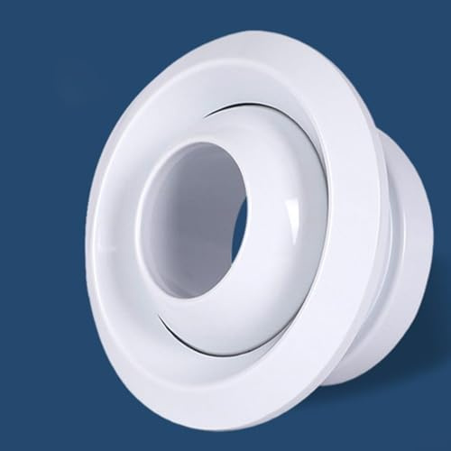 Sfiati di scarico rotondi in ABS per aria condizionata, prese d'aria sferiche rotanti a 360° per la riduzione del rumore della ventilazione interna (200)