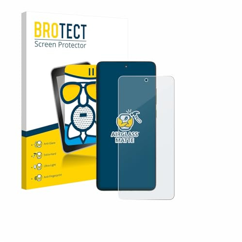 BROTECT Schutzglas für Motorola Edge 70 | Entspiegelnder Displayschutz Made in Germany Schutzfolie Glas Matt Anti-Reflex Kratzfest 9H Anti-Fingerprint Einfache Montage