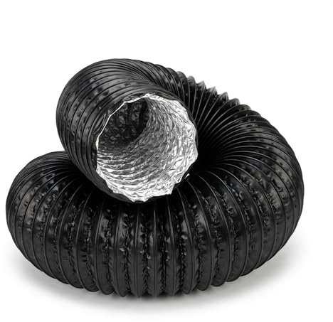 Easy Act Combiconnect Flex-Schlauch Ø 125 mm, Länge 10 m, flexibler mehrschichtiger Lüftungsschlauch mit Kunststoffbeschichtung für Klima- und Lüftungsanlagen