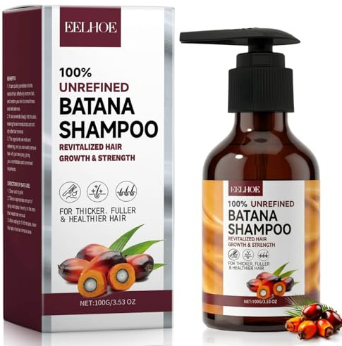 Batana Oil Shampoo, Shampoo Batana per Capelli con Estratto di Limone | batana Oil for Hair Growth, per capelli Più Sani, Più Spessi