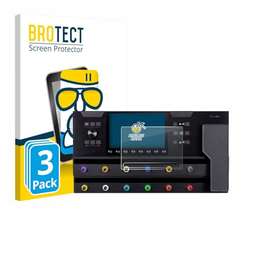BROTECT Schutzglas für Line 6 Helix Stadium XL | 3 Stück Entspiegelnder Displayschutz Made in Germany Schutzfolie Matt Kratzfest 9H Anti-Fingerprint Einfache Montage