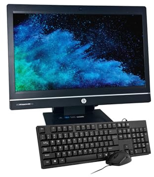HP Compaq Pro 6300 - Ordenador de sobremesa todo en uno (21,5, Intel Core i7-3770s, 8 GB de RAM, 256 GB SSD, WiFi, Bluetooth, teclado QWERTY de EE.UU., Windows 11 Pro (reacondicionado)