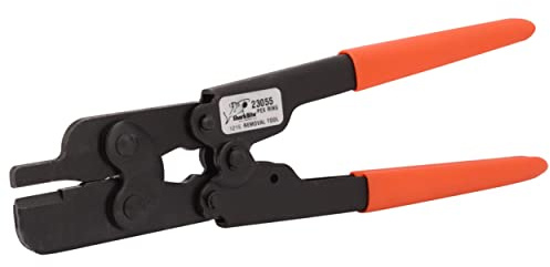 SharkBite PEX Crimp Ring Removal Tool, 1/2, 3/4 and 1 Inch Copper Crimp Rings, Orange Handles, Plumbing Fittings, 23055